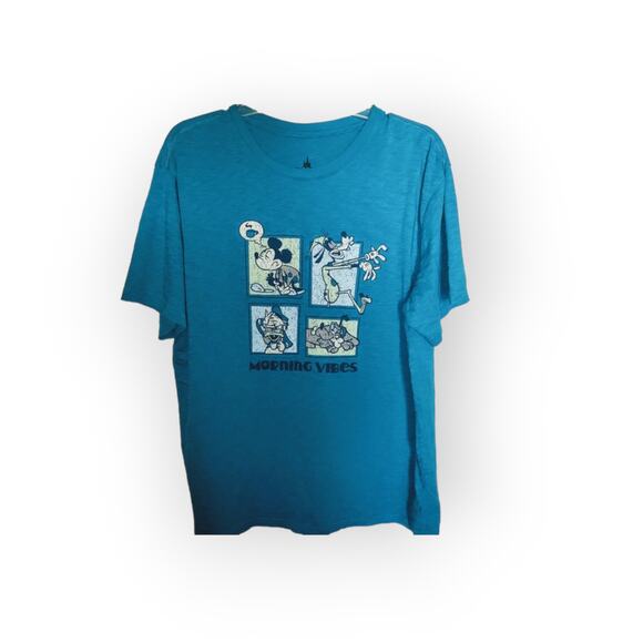 Disney Tops - DISNEY PARKS morning vibes large tee-shirt EUC